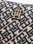 Tommy Hilfiger Jacquard Pouch Kadın Mavi Omuz Çantası Tommy Hilfiger Jacquard Pouch Kadın Mavi Omuz Çantası
