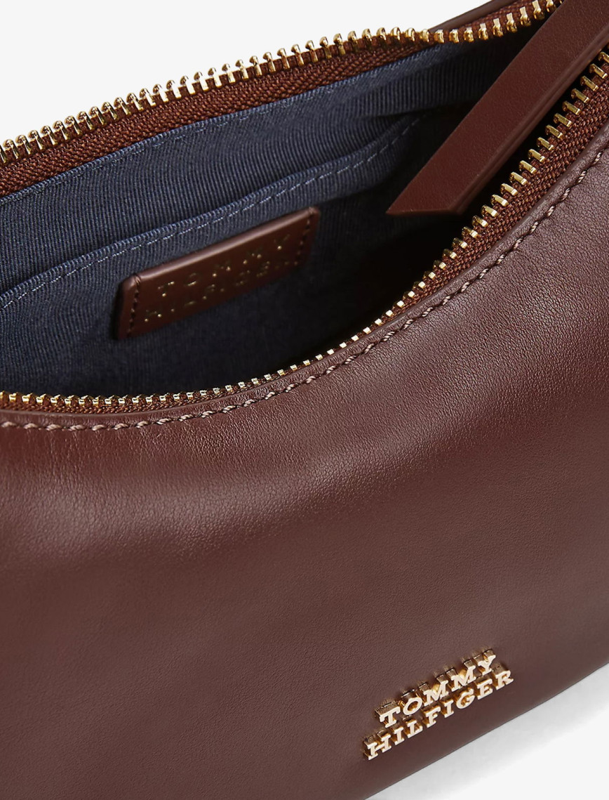 Tommy Hilfiger Moon Leather Mini Kadın Kahverengi Çapraz Çanta Tommy Hilfiger Moon Leather Mini Kadın Kahverengi Çapraz Çanta