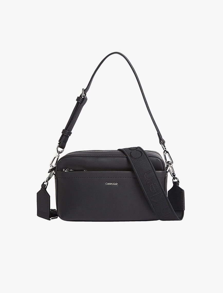 Calvin Klein Must Double Straps Camera Kadın Siyah El Çantası Calvin Klein Must Double Straps Camera Kadın Siyah El Çantası
