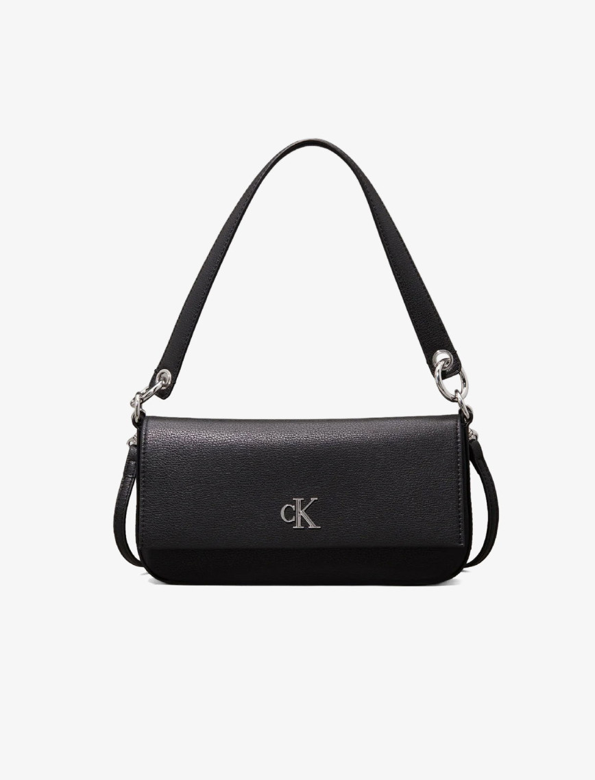 Calvin Klein Minimal Monogram Kadın Siyah Omuz Çantası Calvin Klein Minimal Monogram Kadın Siyah Omuz Çantası