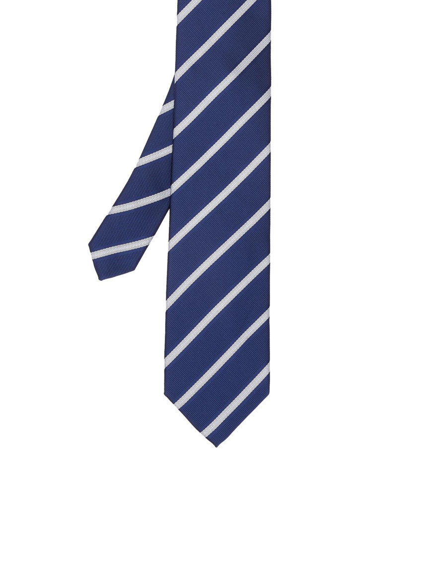 Network Erkek Lacivert Çizgili Kravat Network Erkek Lacivert Çizgili Kravat