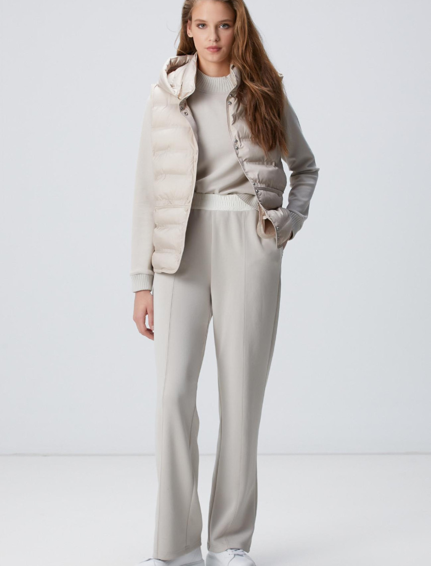 Network Kadın Taş Modal Karışımlı Sweatshirt Network Kadın Taş Modal Karışımlı Sweatshirt