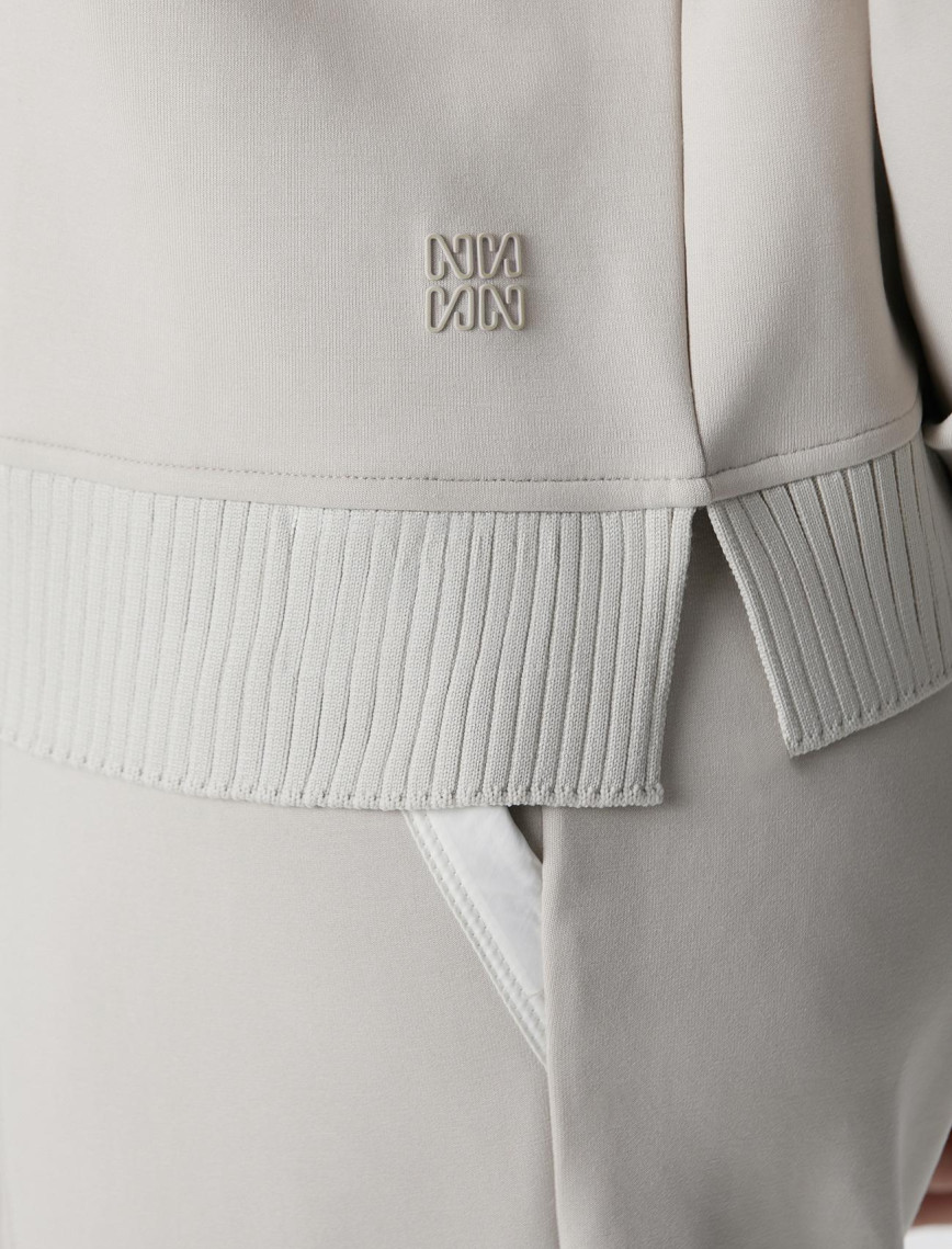 Network Kadın Taş Modal Karışımlı Sweatshirt Network Kadın Taş Modal Karışımlı Sweatshirt