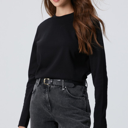 Network Kadın Siyah Basic Sweatshirt Network Kadın Siyah Basic Sweatshirt