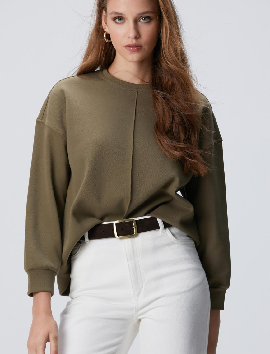 Network Kadın Haki Sweatshirt Network Kadın Haki Sweatshirt