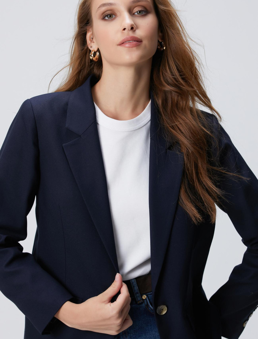 Network Kadın Lacivert blazer Ceket Network Kadın Lacivert blazer Ceket