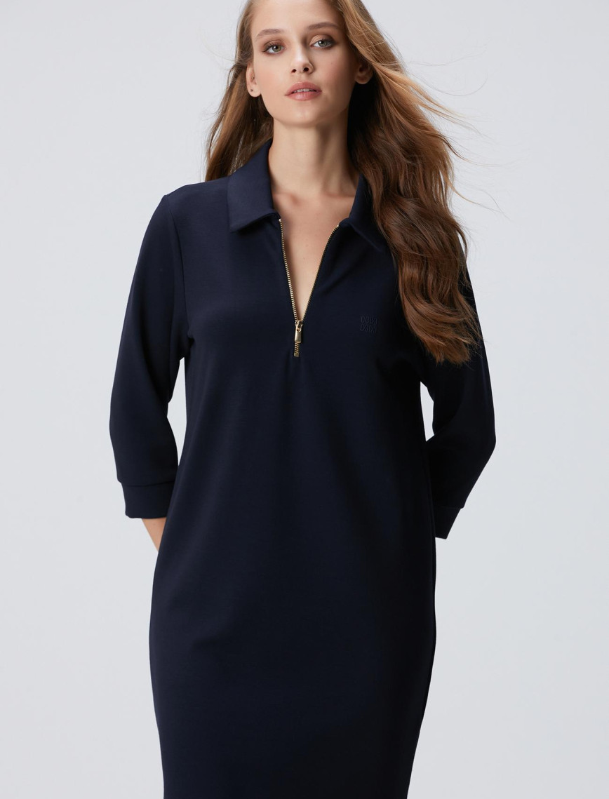 Network Kadın Siyah Polo Örme Elbise Network Kadın Siyah Polo Örme Elbise