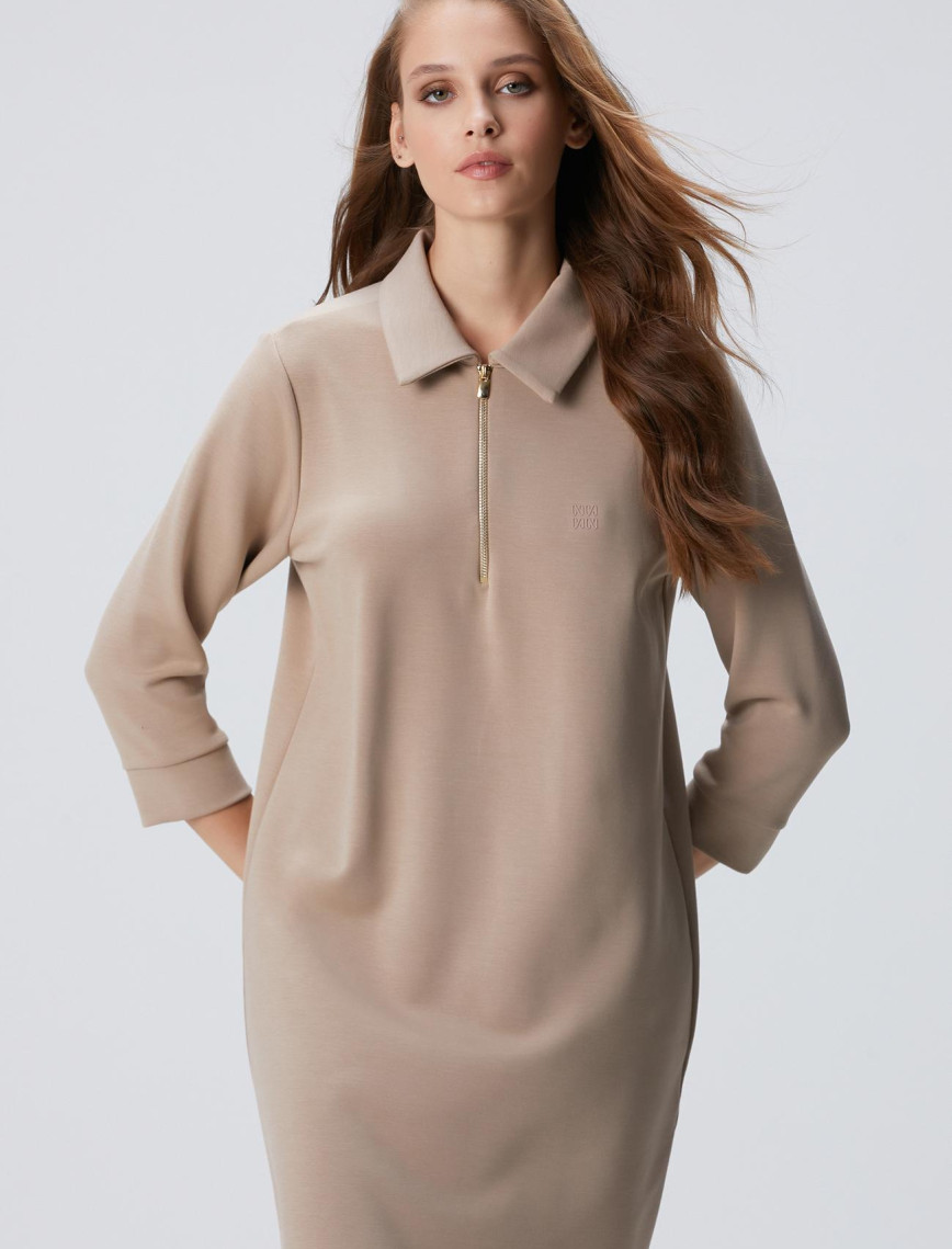 Network Kadın Vizon Polo Örme Elbise Network Kadın Vizon Polo Örme Elbise