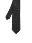 Network Erkek Siyah Puantiyeli İpek Kravat Network Erkek Siyah Puantiyeli İpek Kravat