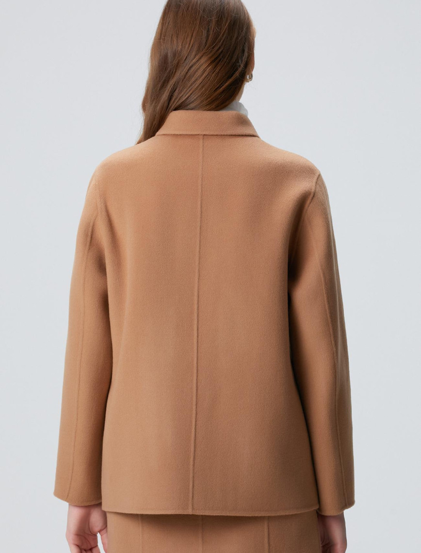 Network Kadın Limited Camel Yün karışımlı Astarsız Ceket Network Kadın Limited Camel Yün karışımlı Astarsız Ceket