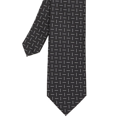 Network Erkek Siyah Desenli Kravat Network Erkek Siyah Desenli Kravat