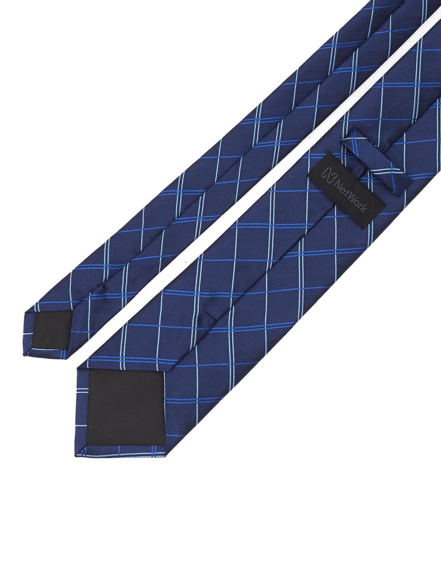 Network Erkek Lacivert Desenli Kravat Network Erkek Lacivert Desenli Kravat