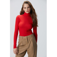 Network Kadın Kırmızı Yün Karışımlı Triko Kazak Network Kadın Kırmızı Yün Karışımlı Triko Kazak