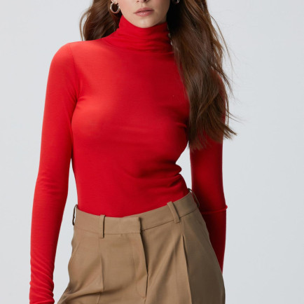 Network Kadın Kırmızı Yün Karışımlı Triko Kazak Network Kadın Kırmızı Yün Karışımlı Triko Kazak