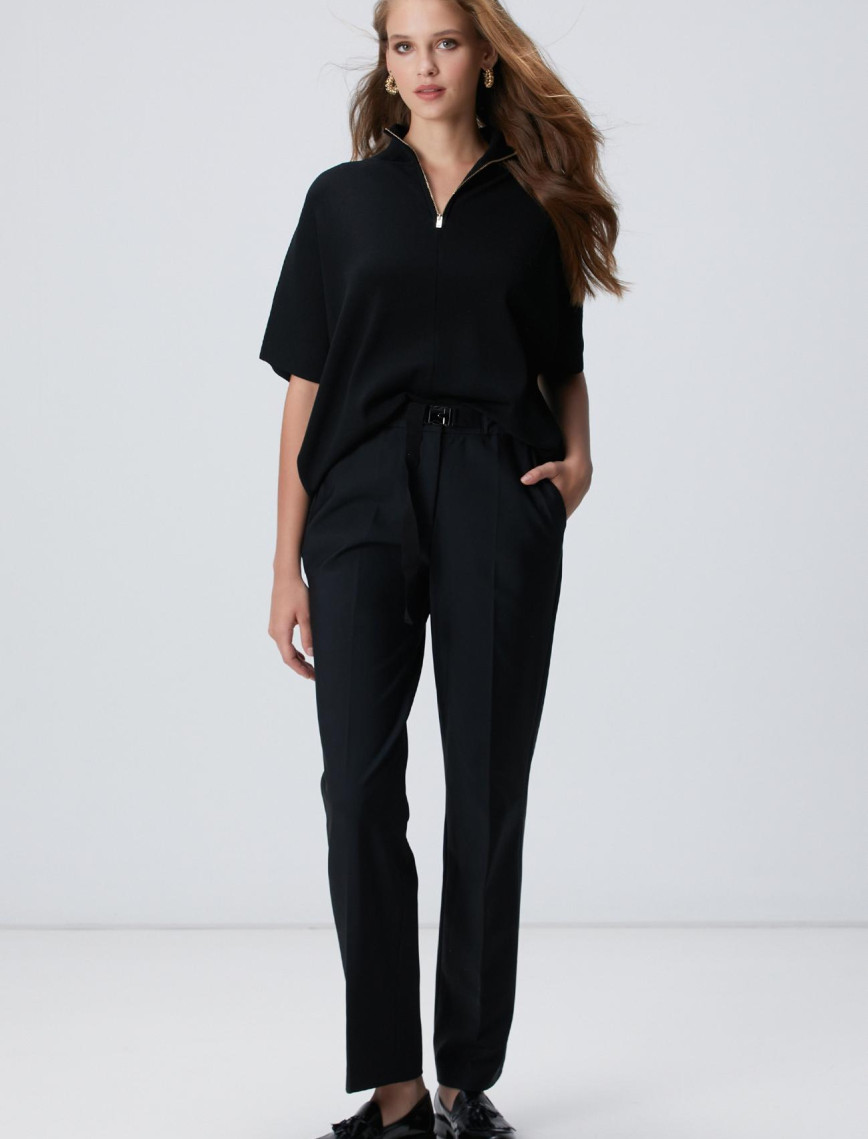 Network Kadın Haki N-Tech Kemer Detaylı Pantolon Network Kadın Haki N-Tech Kemer Detaylı Pantolon