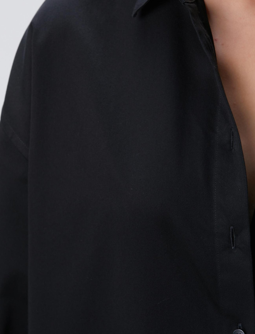 Network Kadın Siyah Non Iron Gömlek Network Kadın Siyah Non Iron Gömlek