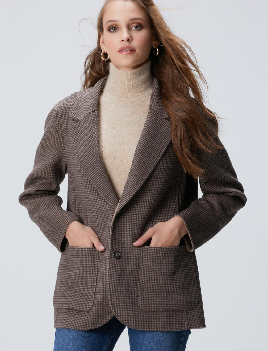 Network Kadın Limited Vizon Yün Karışımlı Ceket Network Kadın Limited Vizon Yün Karışımlı Ceket