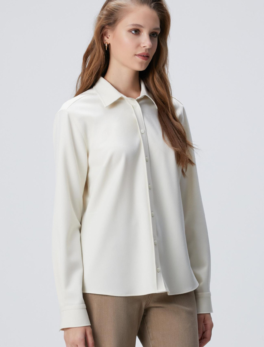 Network Kadın Kırık Beyaz Dış Gömlek Network Kadın Kırık Beyaz Dış Gömlek