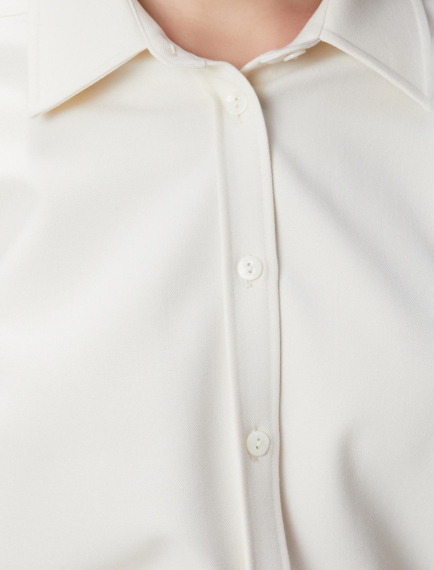 Network Kadın Kırık Beyaz Dış Gömlek Network Kadın Kırık Beyaz Dış Gömlek