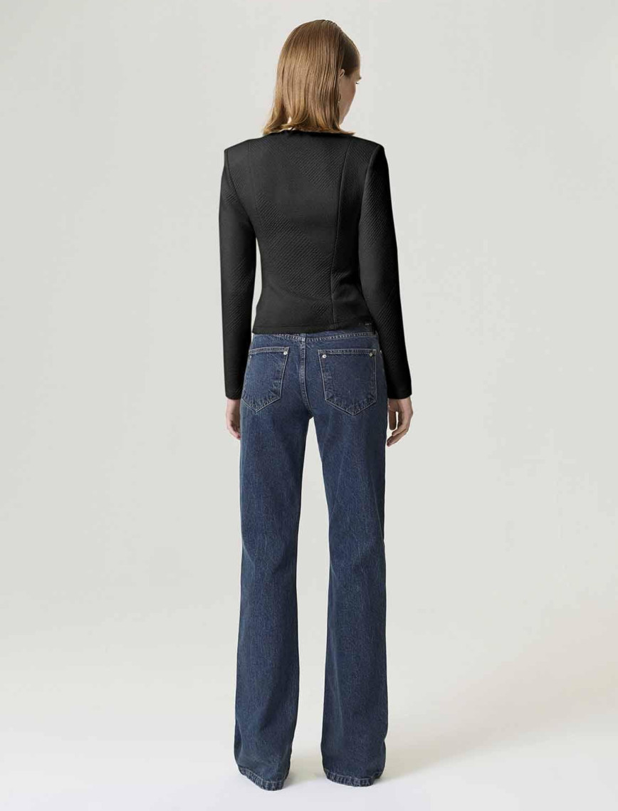 Fermuar Tasarımlı Bluz Fermuar Tasarımlı Bluz