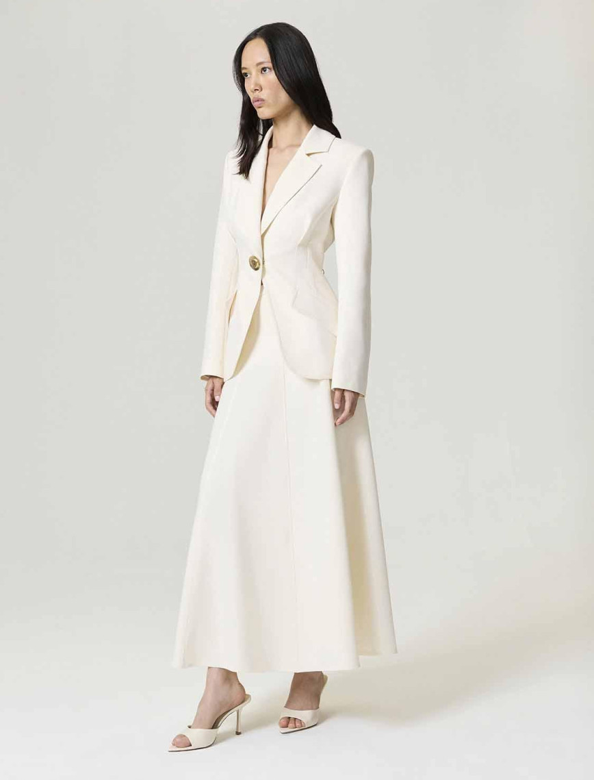 Gold Aksesuarlı Vatkalı Ceket Gold Aksesuarlı Vatkalı Ceket