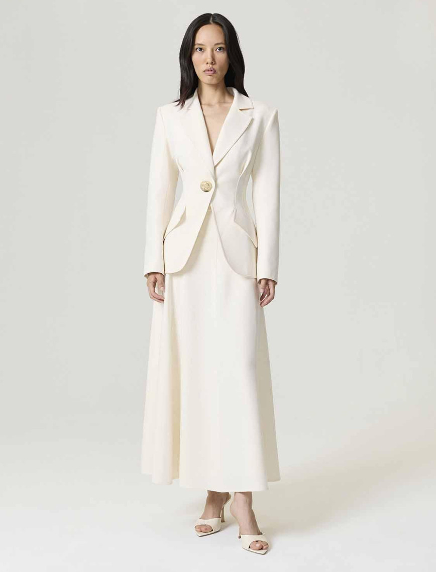 Gold Aksesuarlı Vatkalı Ceket Gold Aksesuarlı Vatkalı Ceket