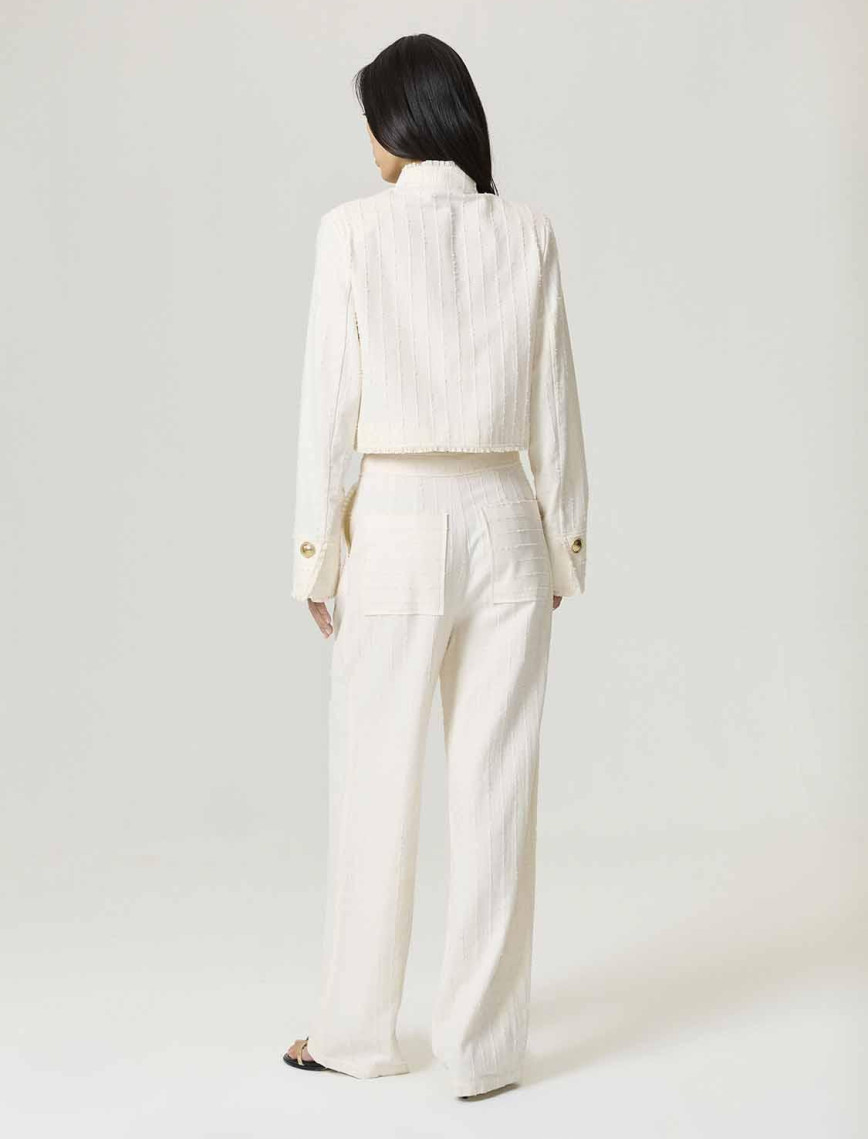 Şerit Fırfırlı Pantolon Şerit Fırfırlı Pantolon