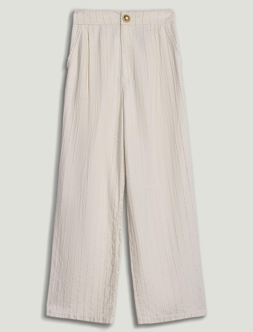 Şerit Fırfırlı Pantolon Şerit Fırfırlı Pantolon