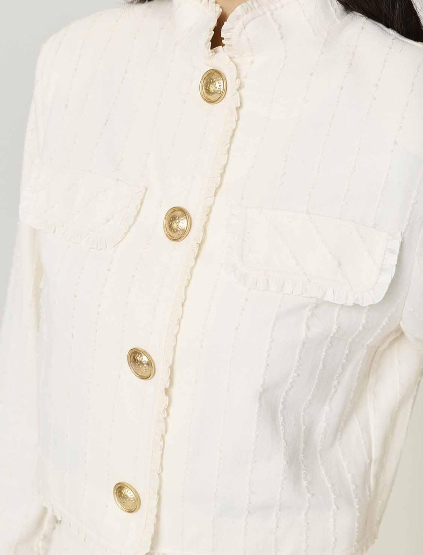 Gold Aksesuarlı Ceket Gold Aksesuarlı Ceket