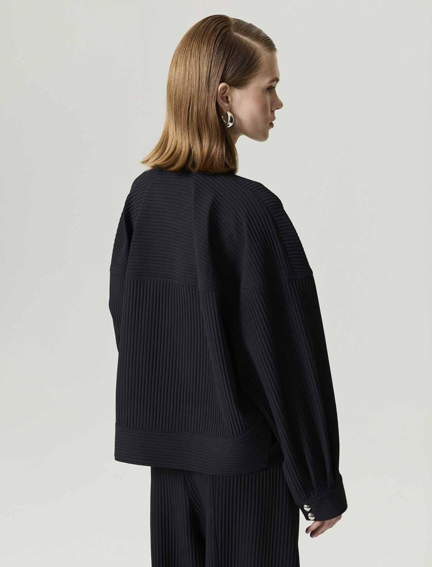 Fitil Detaylı Ceket Fitil Detaylı Ceket