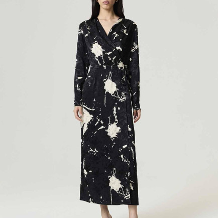 Desenli Maxi Elbise Desenli Maxi Elbise