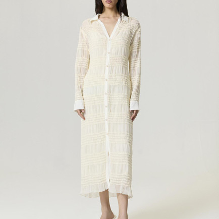 Fırfır Detaylı Maxi Elbise Fırfır Detaylı Maxi Elbise