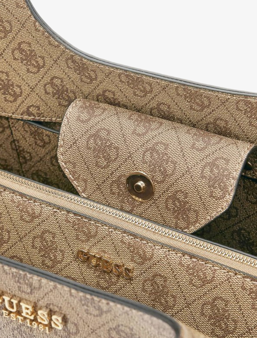 Guess Access Kadın Kahverengi El Çantası Guess Access Kadın Kahverengi El Çantası