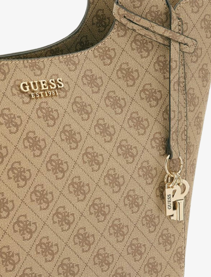Guess Access Kadın Kahverengi El Çantası Guess Access Kadın Kahverengi El Çantası