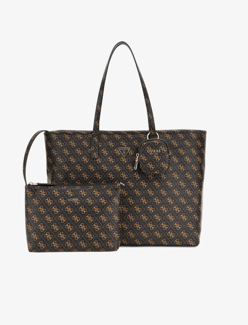 Guess Access Kadın Kahverengi El Çantası Guess Access Kadın Kahverengi El Çantası