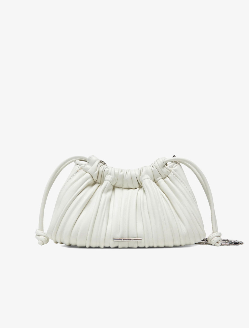 Calvin Klein Drawstring Plisse Conv Mini Kadın Haki El Çantası Calvin Klein Drawstring Plisse Conv Mini Kadın Haki El Çantası
