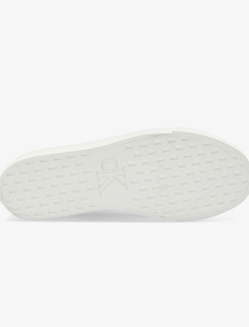 Calvin Klein Vulc Flat Jacquard Kadın Bej Sneaker Calvin Klein Vulc Flat Jacquard Kadın Bej Sneaker
