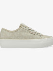 Calvin Klein Vulc Flat Jacquard Kadın Bej Sneaker Calvin Klein Vulc Flat Jacquard Kadın Bej Sneaker
