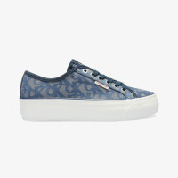 Calvin Klein Vulc Flat Jacquard Kadın Mavi Sneaker Calvin Klein Vulc Flat Jacquard Kadın Mavi Sneaker