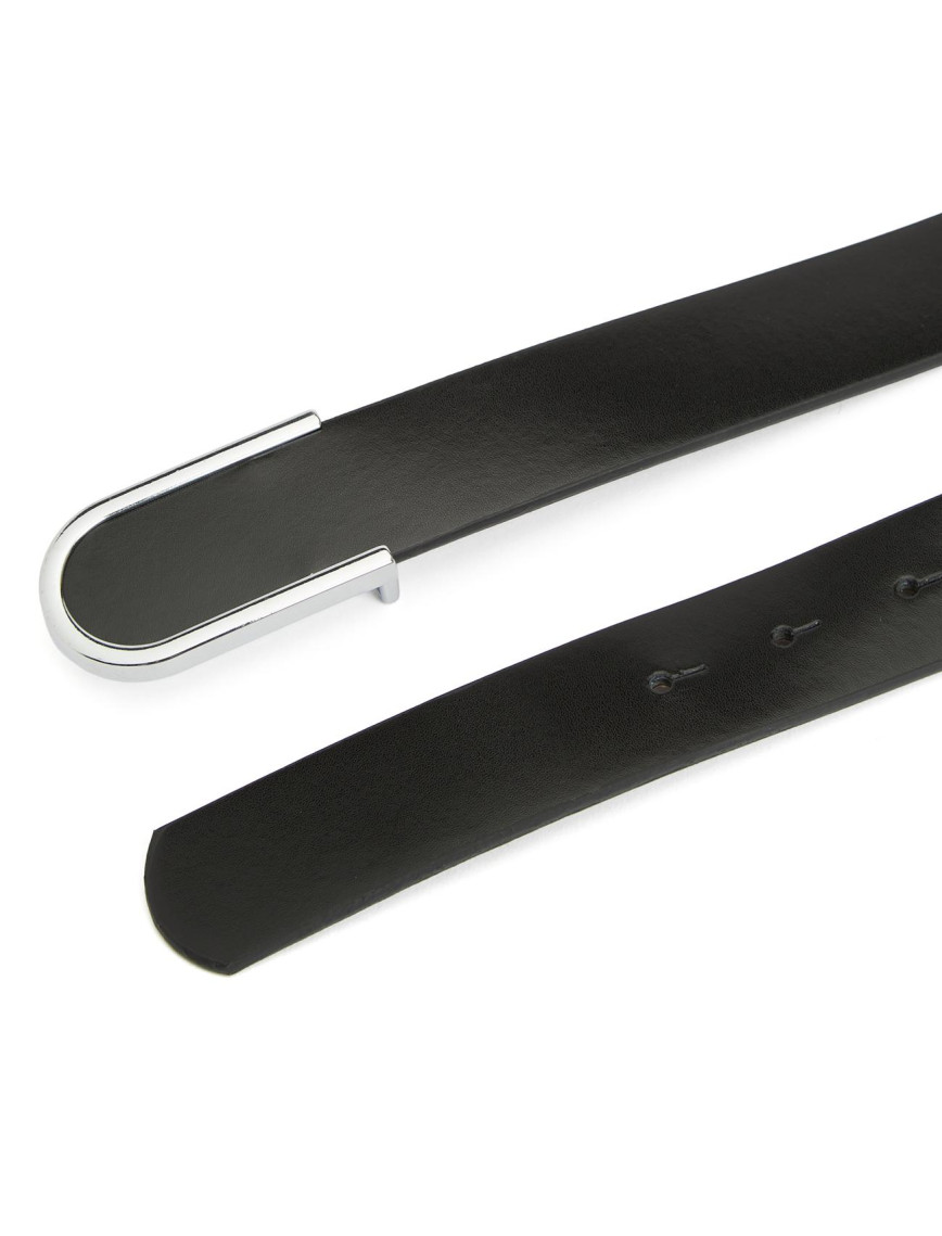 Network Kadın Siyah Deri Kemer