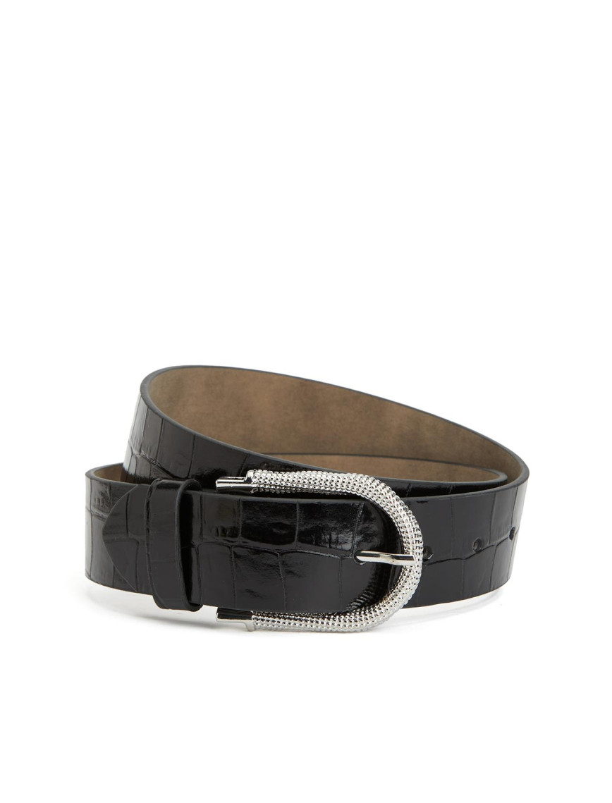 Network Kadın Siyah Deri Kemer