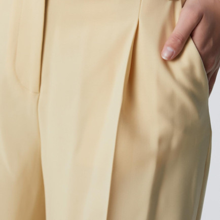 Network Kadın Sarı Yün Karışımlı Pantolon Network Kadın Sarı Yün Karışımlı Pantolon