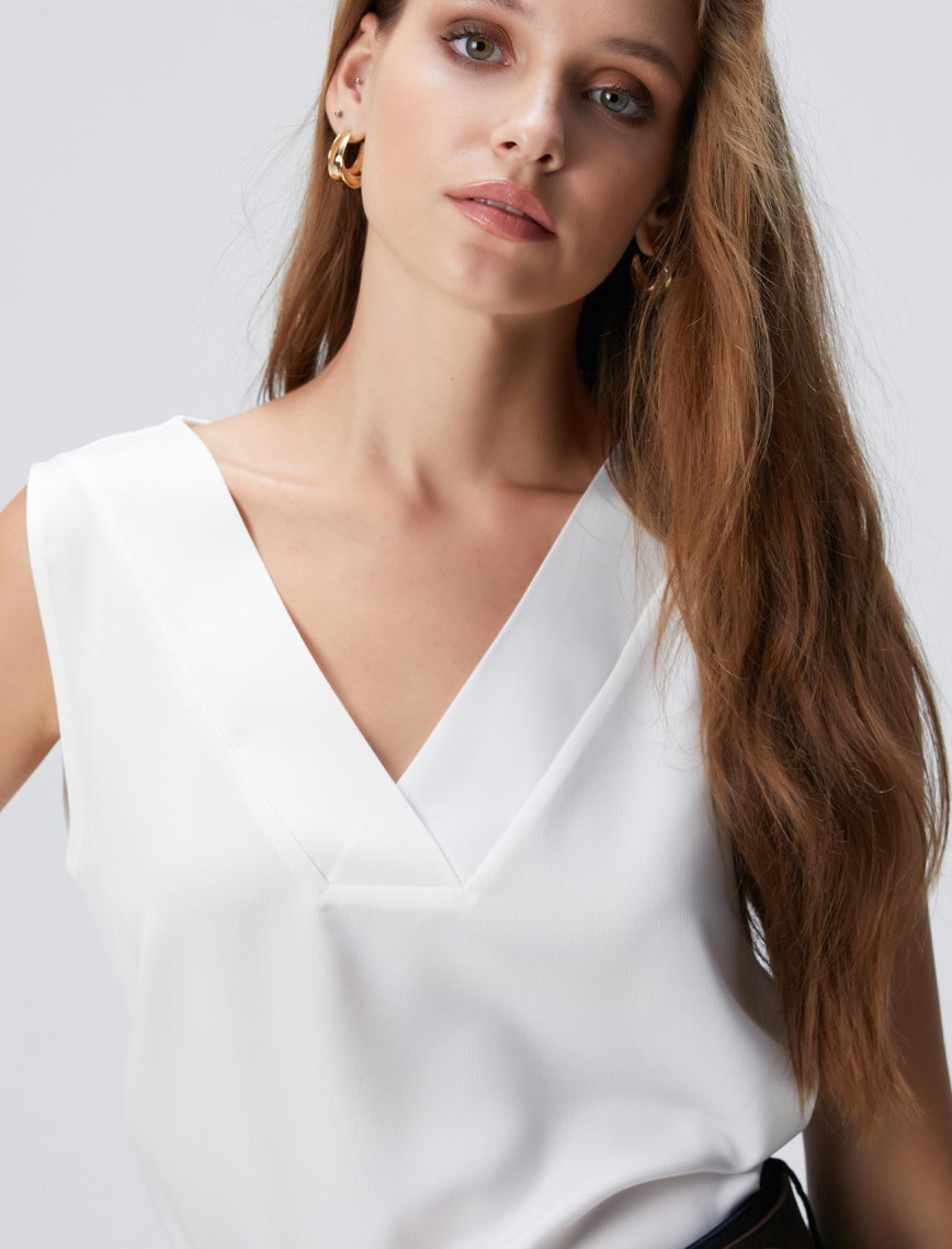 Network Kadın Kırık Beyaz Bluz Network Kadın Kırık Beyaz Bluz