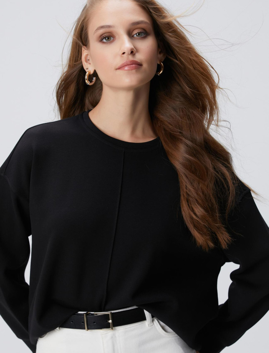 Network Kadın Siyah Sweatshirt Network Kadın Siyah Sweatshirt