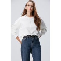 Network Kadın Kırık Beyaz Sweatshirt Network Kadın Kırık Beyaz Sweatshirt