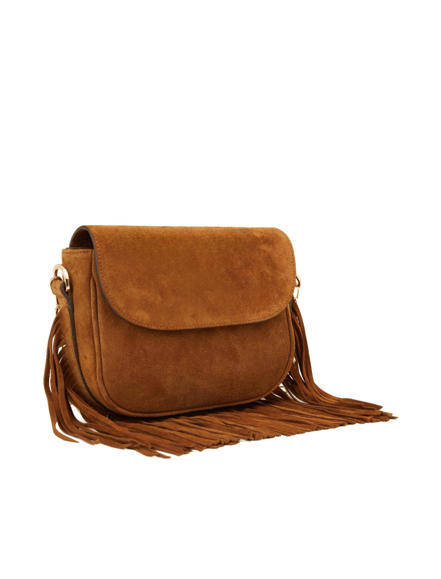 Network Kadın Taba Püsküllü Süet Çanta Network Kadın Taba Püsküllü Süet Çanta