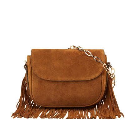 Network Kadın Taba Püsküllü Süet Çanta Network Kadın Taba Püsküllü Süet Çanta