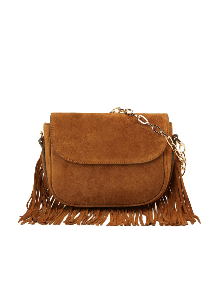 Network Kadın Taba Püsküllü Süet Çanta Network Kadın Taba Püsküllü Süet Çanta