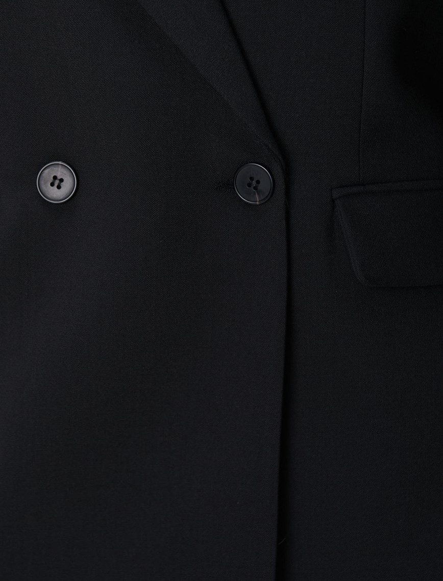 Network Kadın Siyah Yün Karışımlı Ceket Network Kadın Siyah Yün Karışımlı Ceket