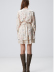 Network Kadın Açık Bej Desenli Mini Elbise Network Kadın Açık Bej Desenli Mini Elbise